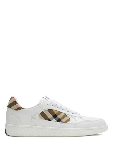 Mix Leather And Terrace Beyaz Deri Erkek Sneaker
