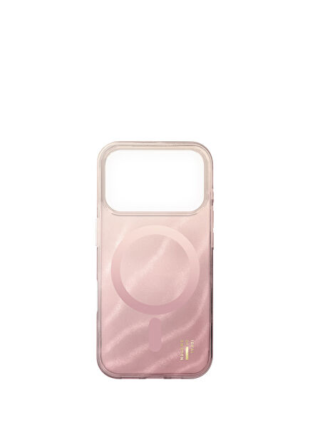 Iphone 17 Pro Glitter Glow Rose Blush Magsafe Compatible Phone Case