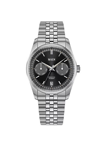 Brooklyn 36 M5.1.4 Men's Watch in Metallic Grey Steel