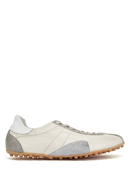 Sprinters Krem Erkek Deri Sneaker