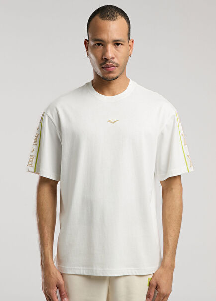 Boxing Club White Short Sleeve Oversize Men's T-Shirt