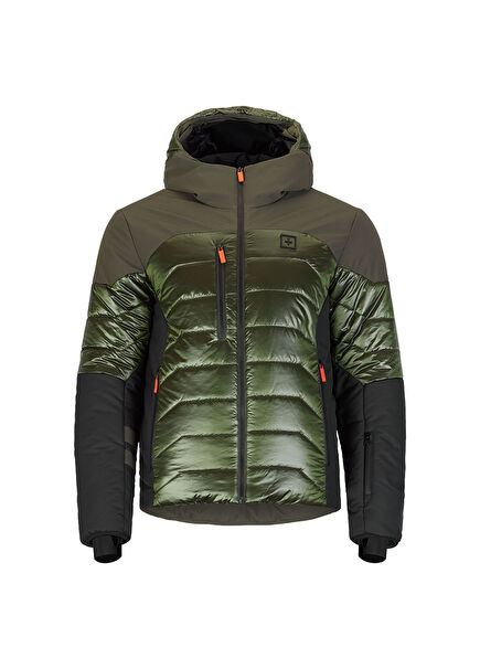 141 Eco Down Ski Jacket Dark Green Men's Ski Jacket