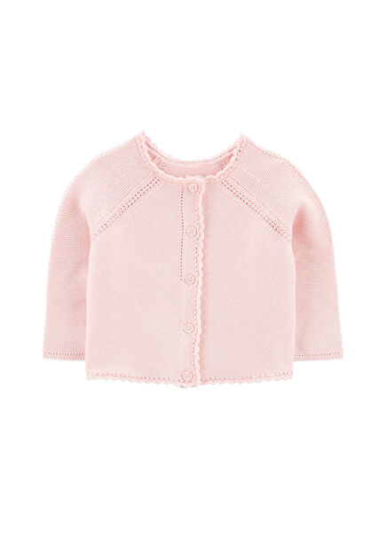 Pembe Kız Bebek Hırka