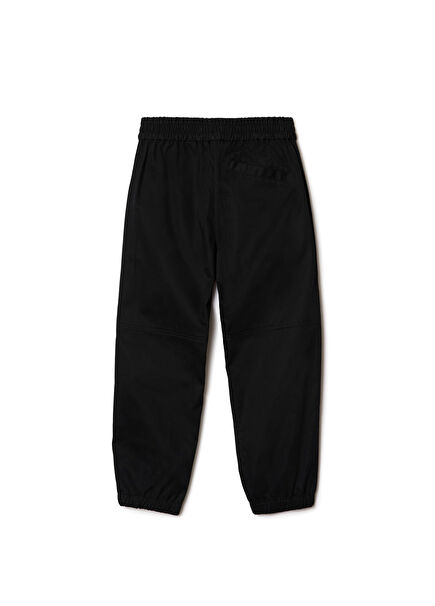 Siyah Pamuklu Unisex Çocuk Pantolon