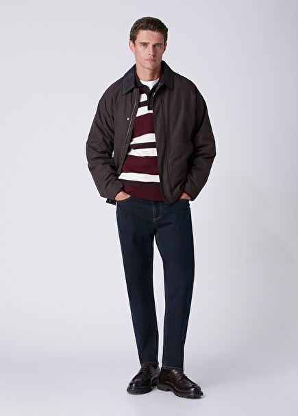 Slim Fit Koyu Yıkamalı Lacivert Jean Pantolon