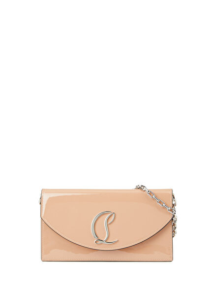 Loubi54 Nude Women's Leather Clutch