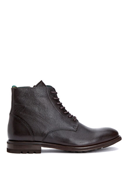 Brown Men's Leather Lightweight Boots