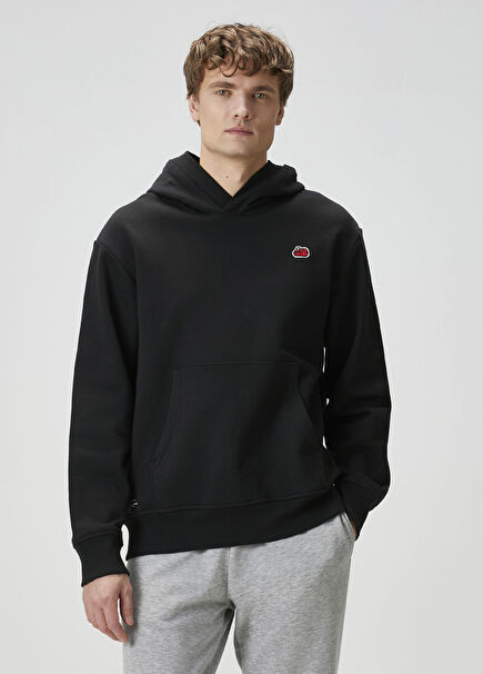 Icon Relaxed Siyah Sweatshirt