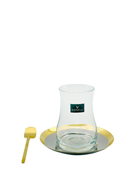 Ballet Gold Plain 18 Piece Tea Set