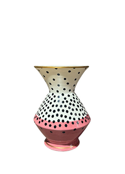 Bowler Colored Ceramic Vase