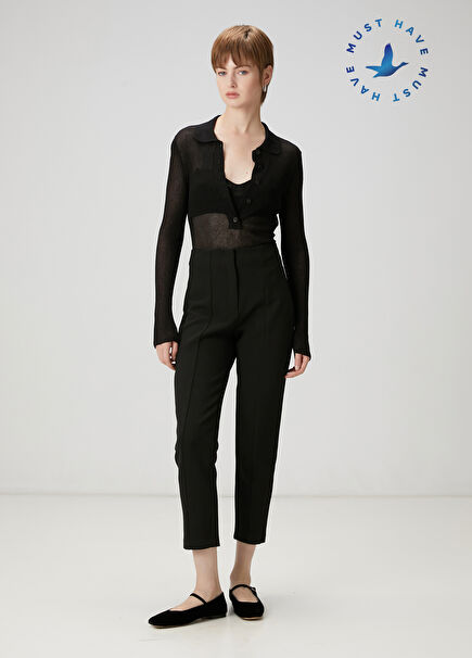 Siyah Slim Fit Pantolon