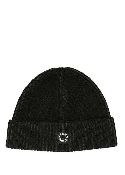 Black Men's Wool Beanie
