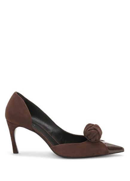 Brown Suede Heels