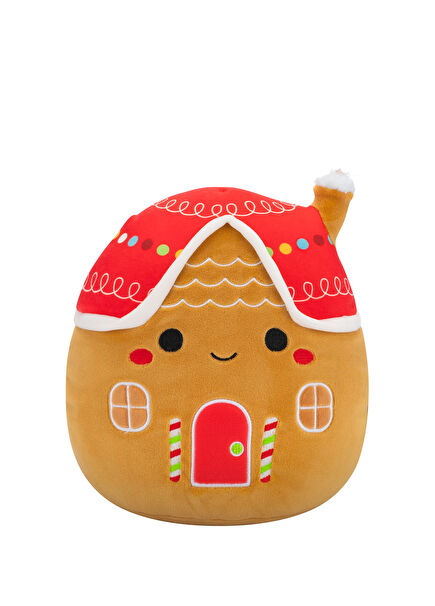 Yılbaşı Serisi Zencefilli Kurabiye Ev Casa Peluş Oyuncaklar 20 cm