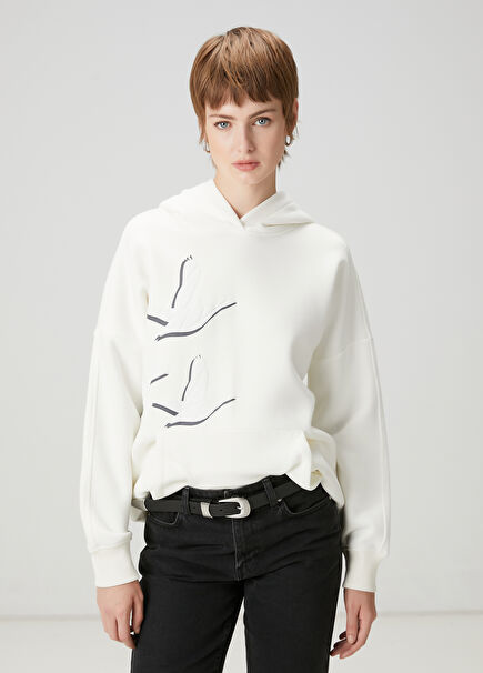 Off-White Hooded Logo Sweatshirt