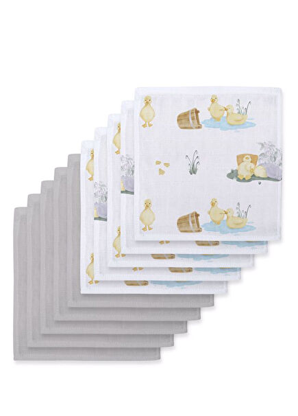 Muslin Yellow 10 Baby Diapers