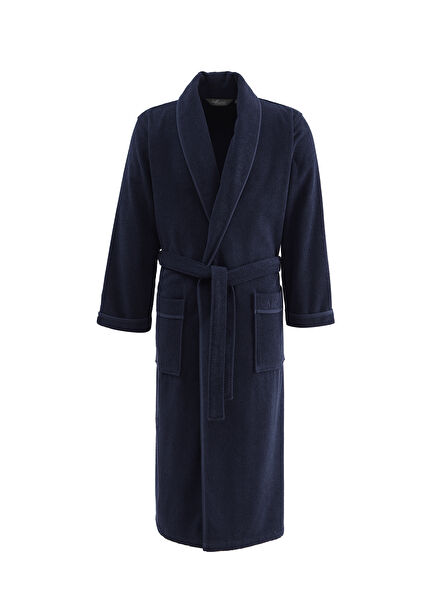 Lord Cotton Navy Men's Bathrobe