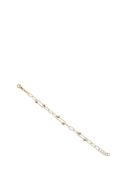 Chain Form Women's Gold Bracelet