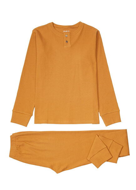 Kiremit Kız Çocuk Pijama Takımı