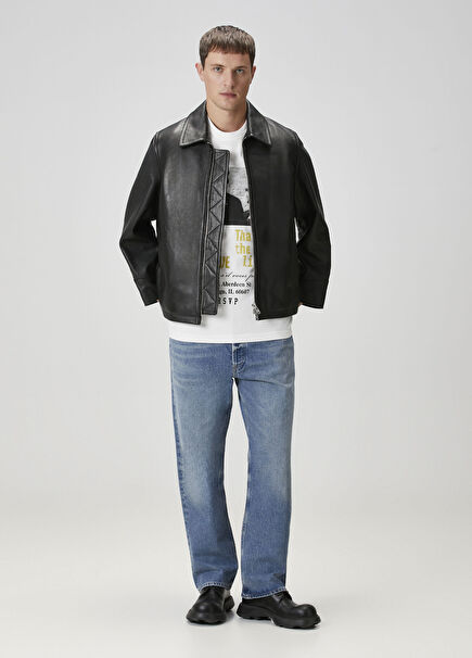 90S Friction Blue Jeans