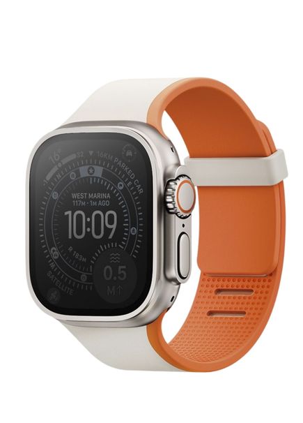 Apple Watch 42/44/45/46/49mm Revix IV Reversible Magnetic Orange Smartwatch Band