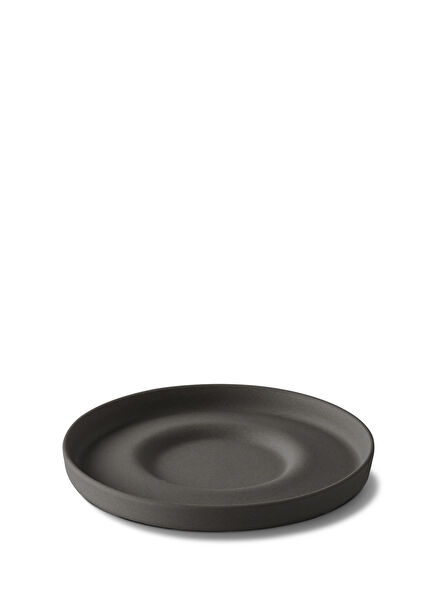 Corinth Black Porcelain Coffee Cup Saucer