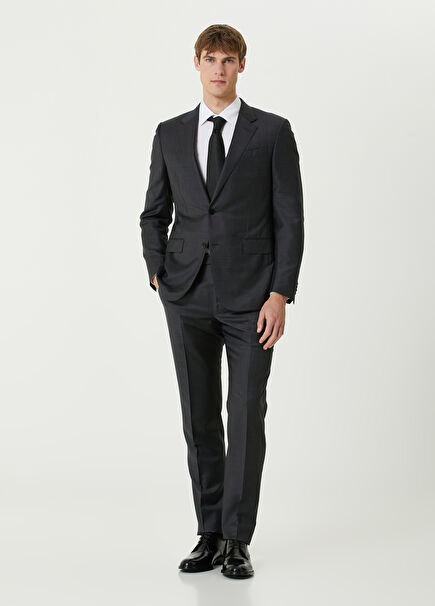 Dark Grey Wool Suit