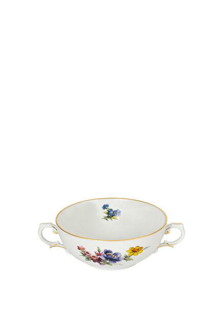 Alt Bunte Blume Kulplu Çorba Kasesi