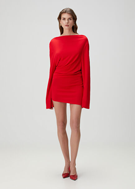 Croisiere Red Mini Dress