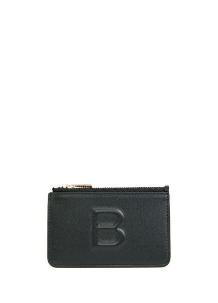 Bea Black Women's Leather Card Holder