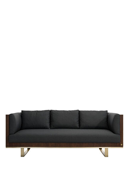 Hidden Gri Üçlü Kanepe