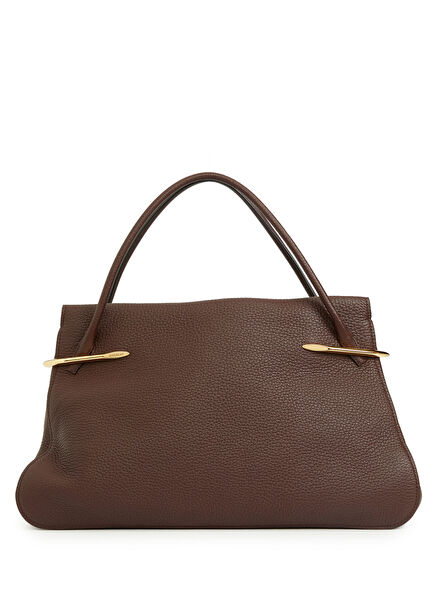 Pinch Large Brown Women's Leather Bag