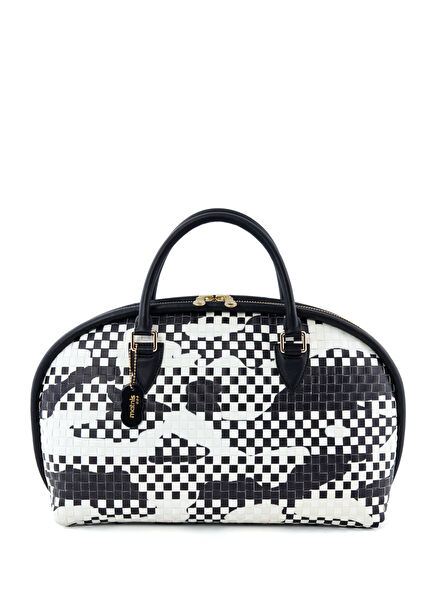 Freya Black White Women Handbag