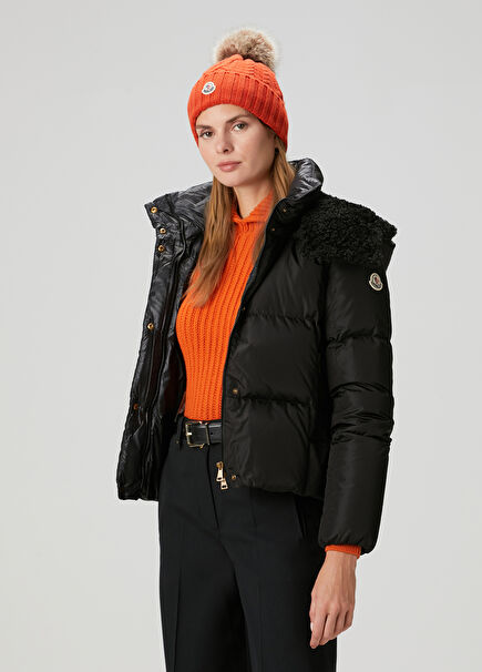 Castelnou Black Hooded Puffer Jacket