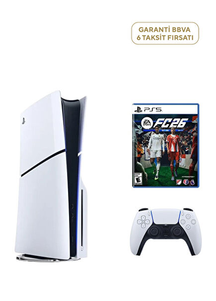 Playstation 5 Slim Standart 1 TB + Ps5 FC26 CD