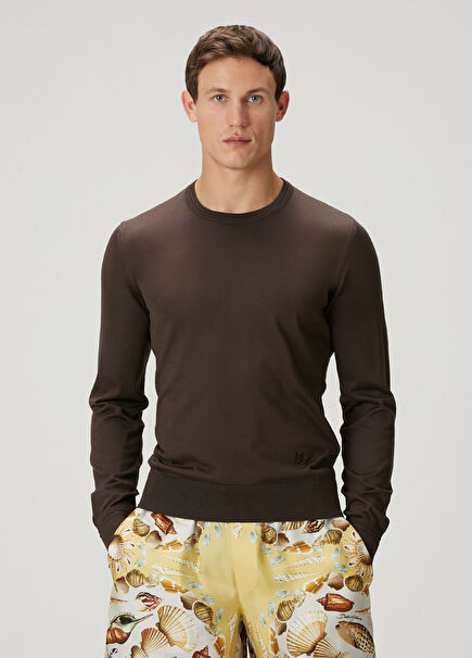 Kahverengi İpek Kazak