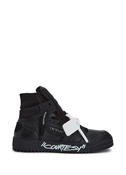 Siyah Erkek Deri Sneaker