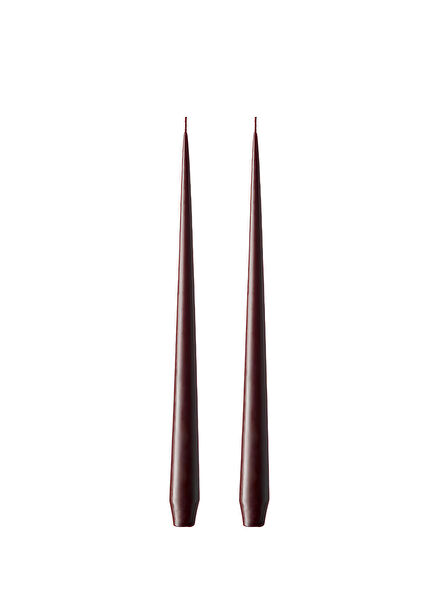 Aubergine Taper Candle 32 cm