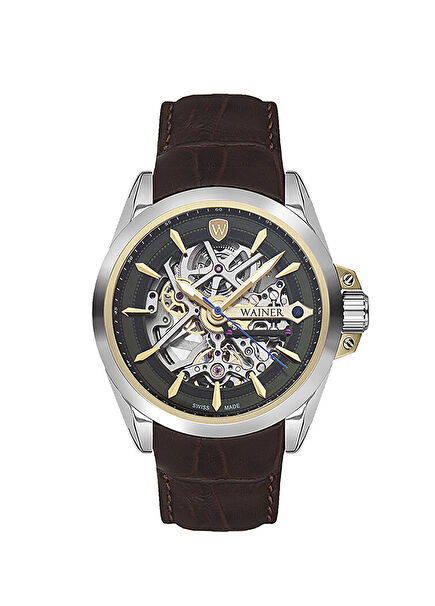 WA.25677-F Leather Men's Wrist Watch