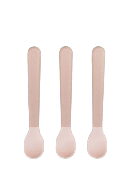 Foodie Pink Unisex Kids 3-Piece Food Spoon Set