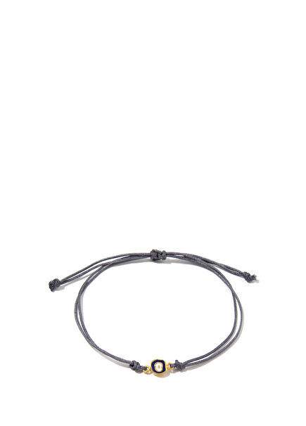 Evil Eye Grey 14K Gold Women's Bracelet