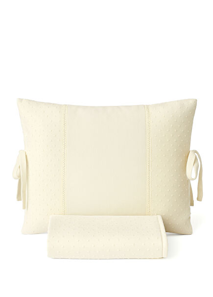 Petit Cream Muslin Linen Baby Kids Duvet Cover Set 100 x 120 cm