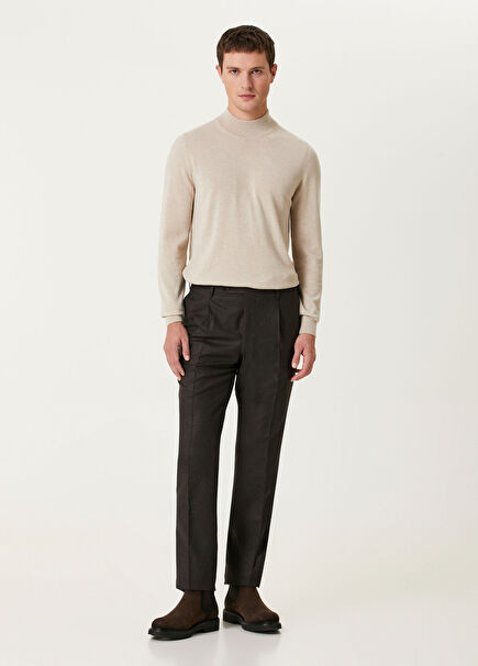 Dark Grey Wool Trousers