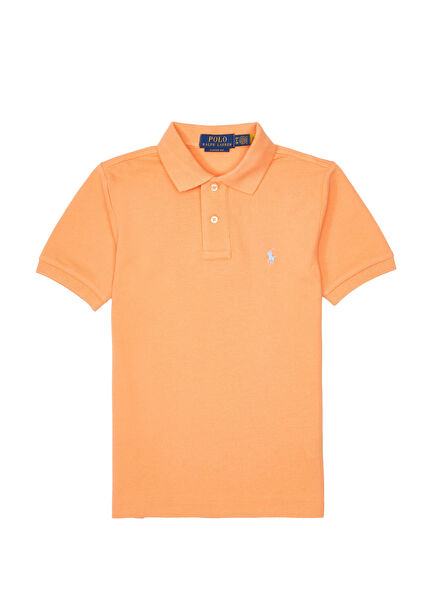 Turuncu Erkek Çocuk Polo T-shirt