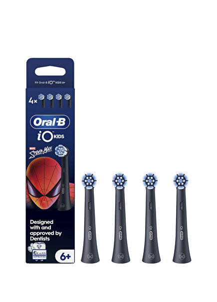iO Çocuk 6+ Marvel Spider 4'lü Şarjlı Diş Fırçası Yedek Başlığı 