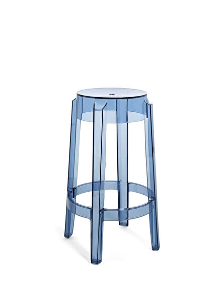Charles Ghost Stool Blue