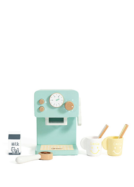 Coffee Machine Wooden Toy Set