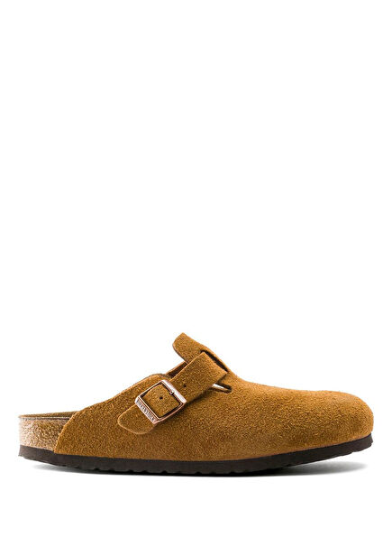 Boston Mustard Men's Suede Slippers