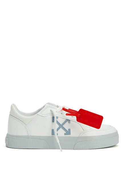 Vulcanized Mavi Beyaz Kadın Deri Sneaker