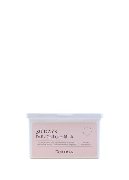 30 Days Daily Collagen Kolajen İçerikli Nemlendirici Yüz Maskesi 30 Adet